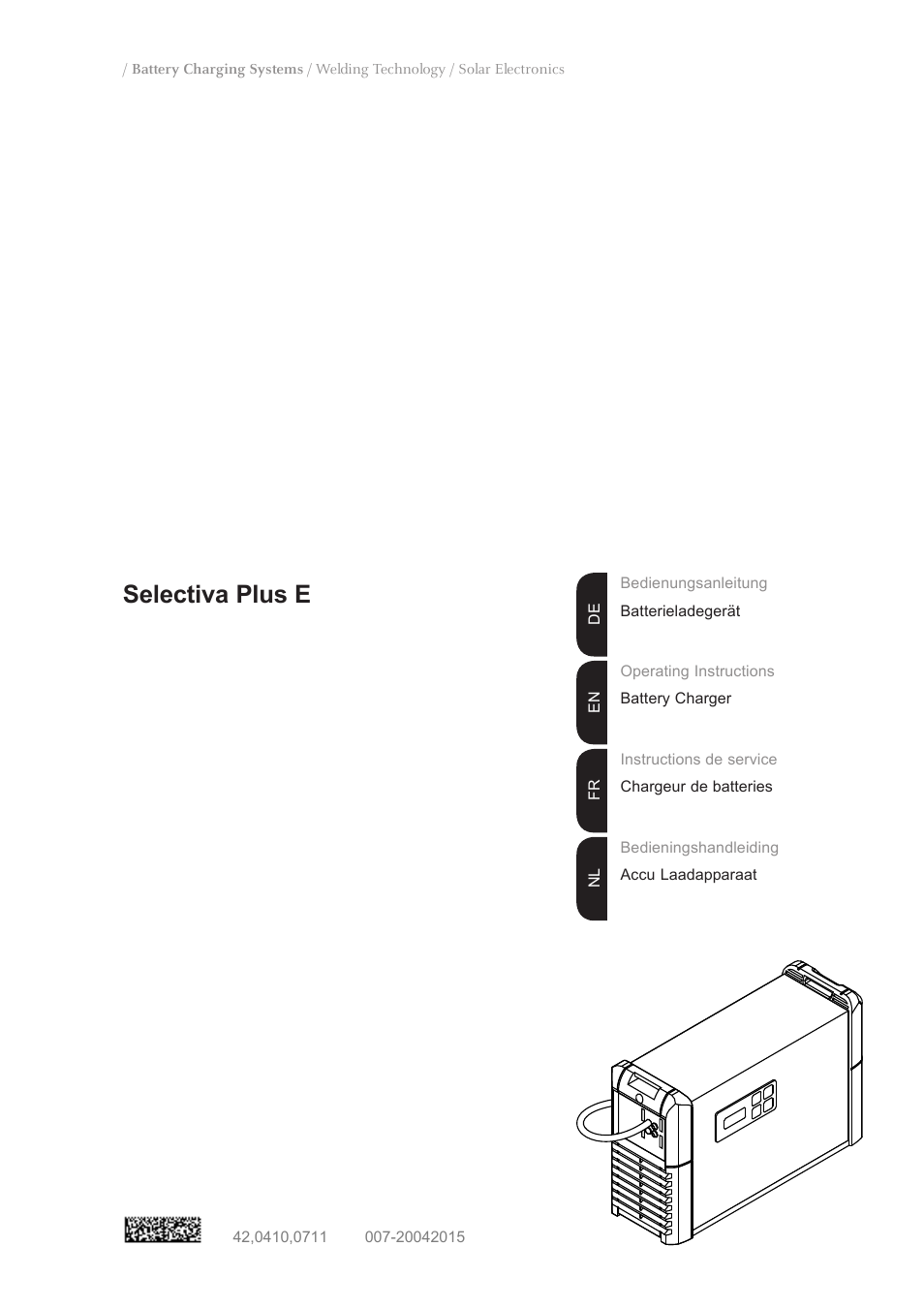 Fronius Selectiva Plus (one-phase) User Manual | 96 pages