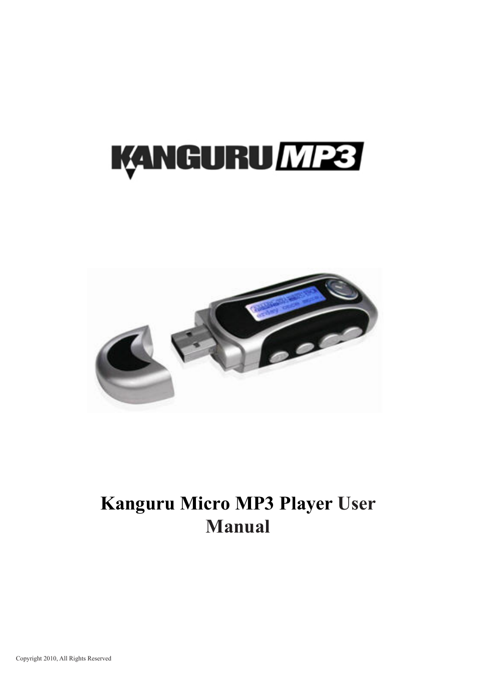 Kanguru MP3 v4 User Manual | 20 pages