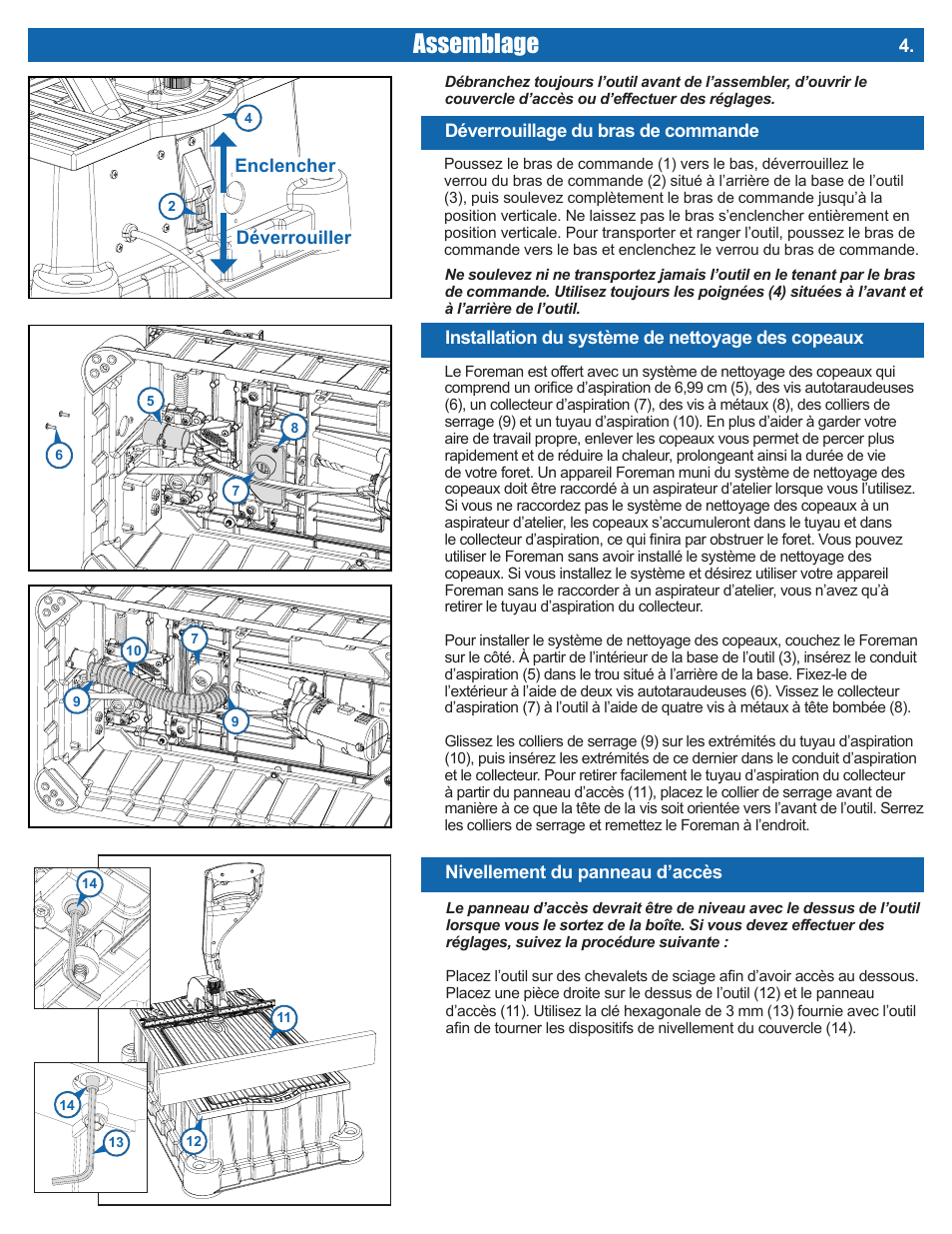 Assemblage | Kreg DB210 Foreman Pocket-Hole Machine User Manual | Page 21 / 44