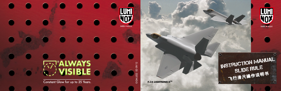 Luminox F-22 Raptor User Manual | 14 pages