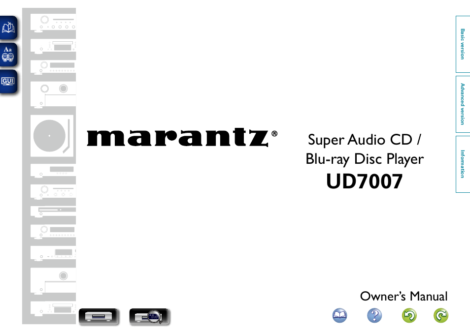 Marantz UD7007 User Manual | 81 pages