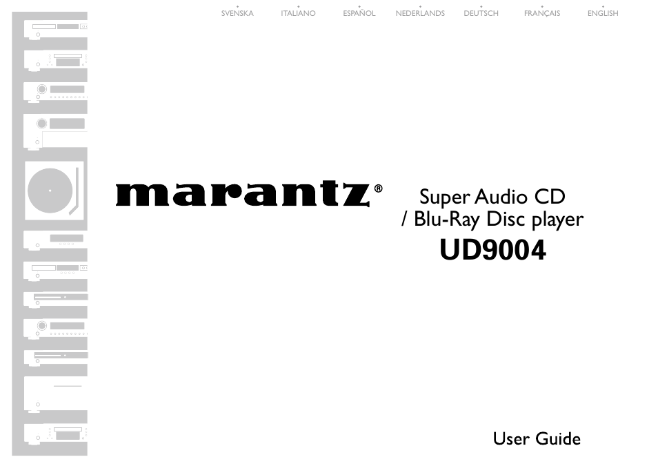 Marantz UD9004 User Manual | 73 pages