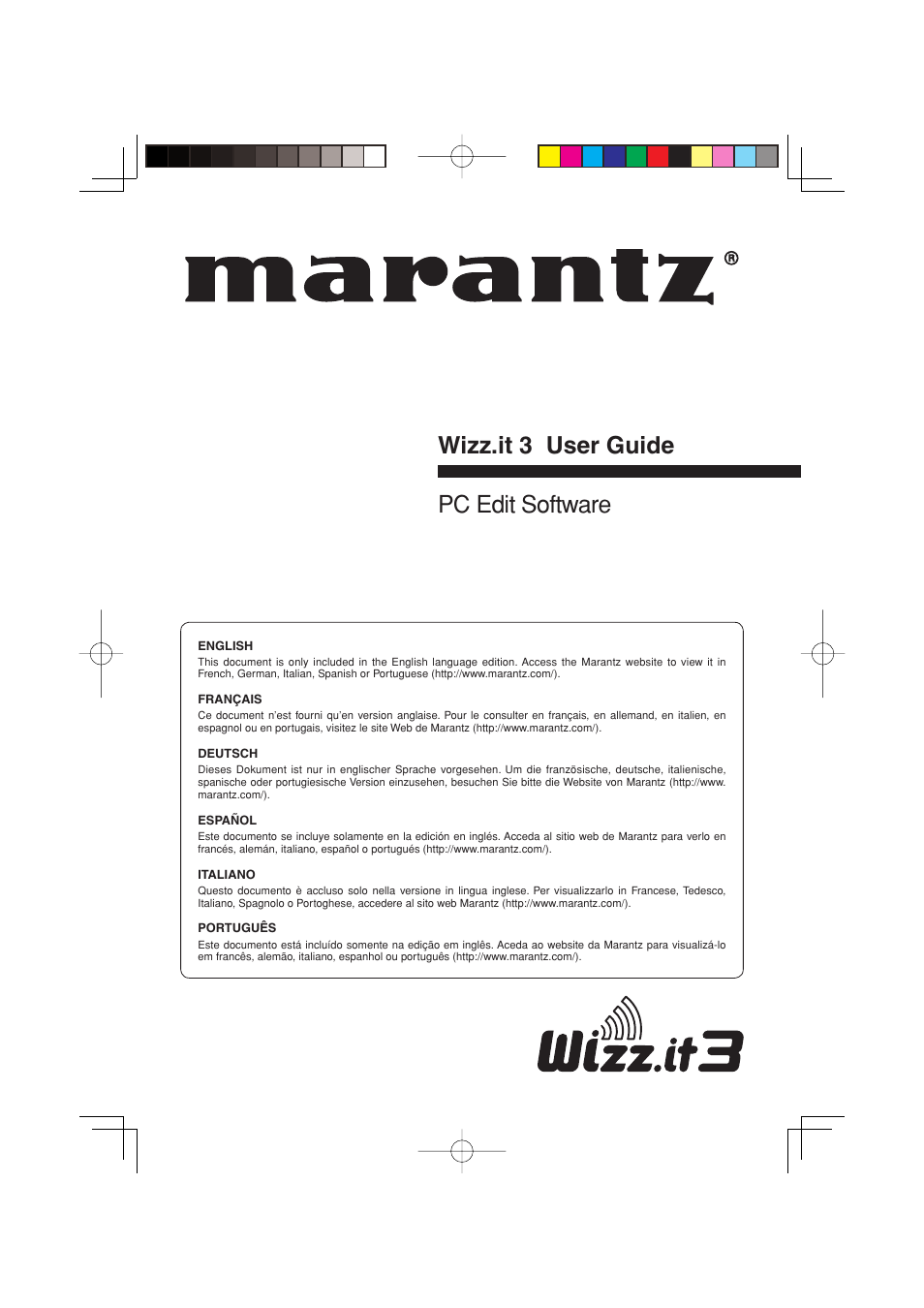 Marantz Wizz.it 3 User Manual | 20 pages