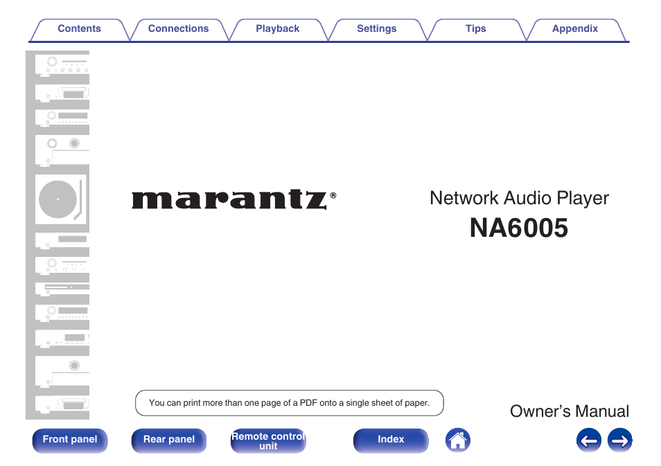 Marantz NA6005 User Manual | 140 pages