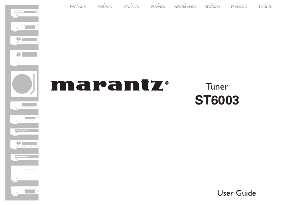 Marantz ST6003 User Manual | 17 pages