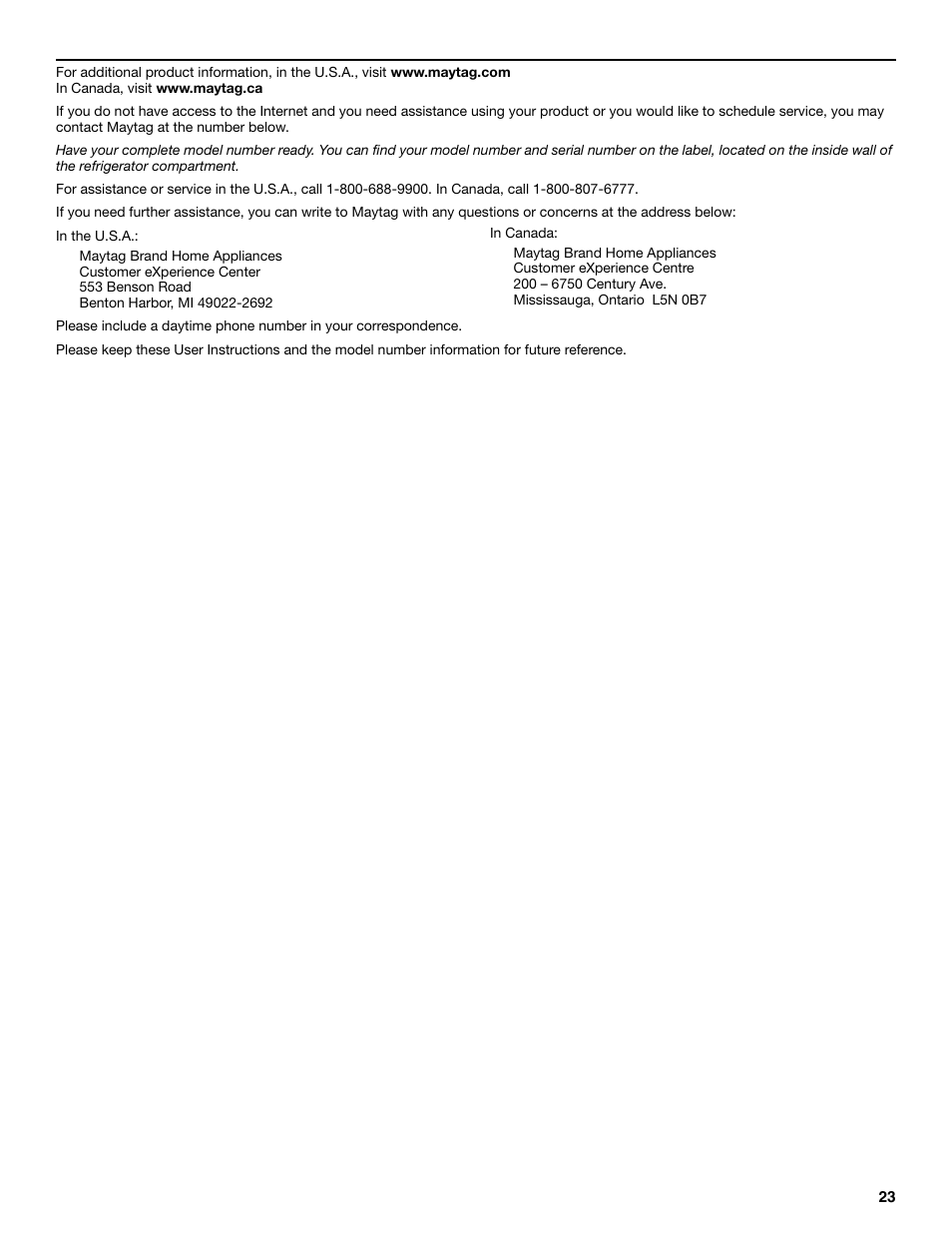 Maytag MFX2570AEM User Manual | Page 23 / 70