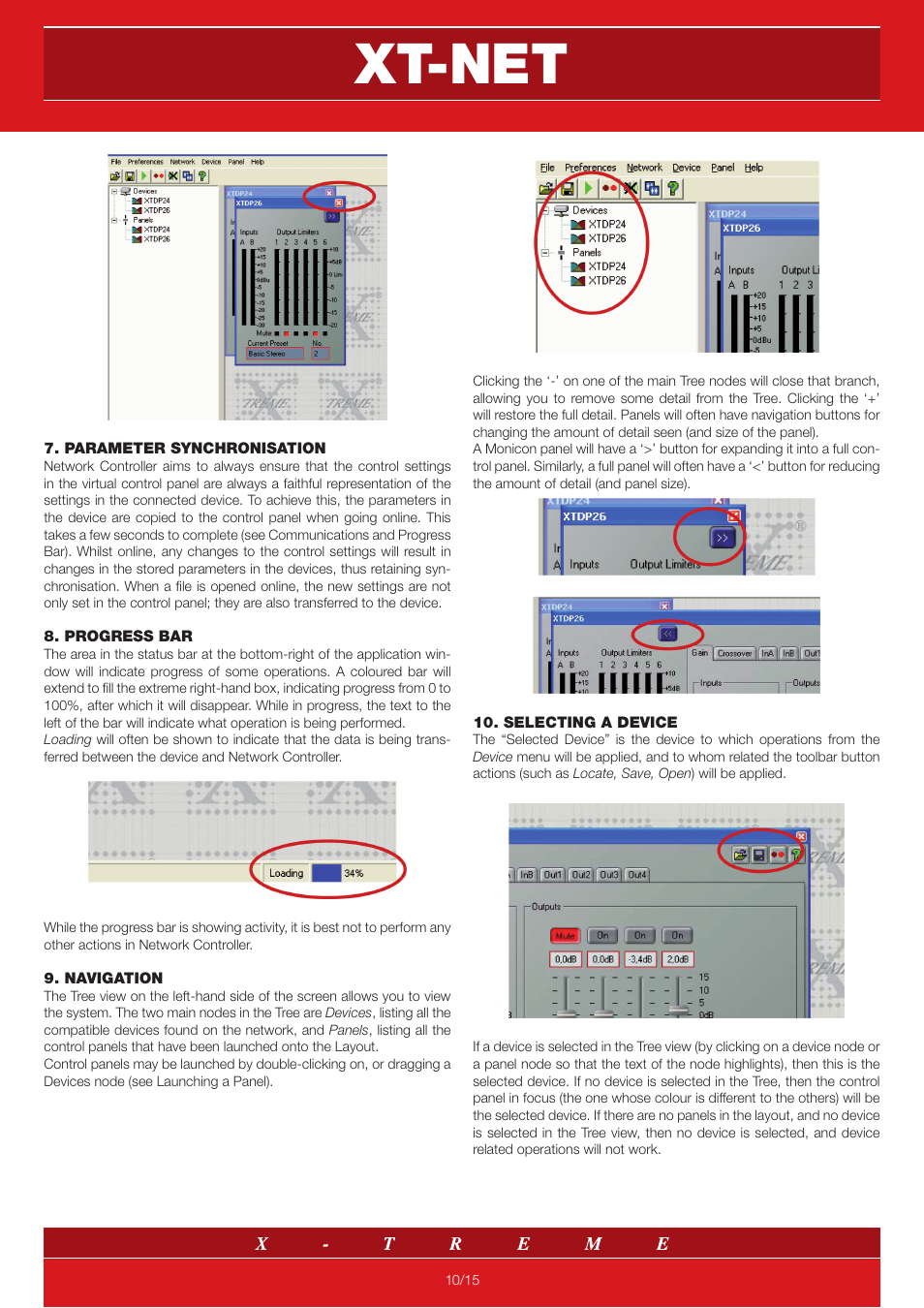 Xt-net | X-Treme Audio XT-NET User Manual | Page 10 / 15