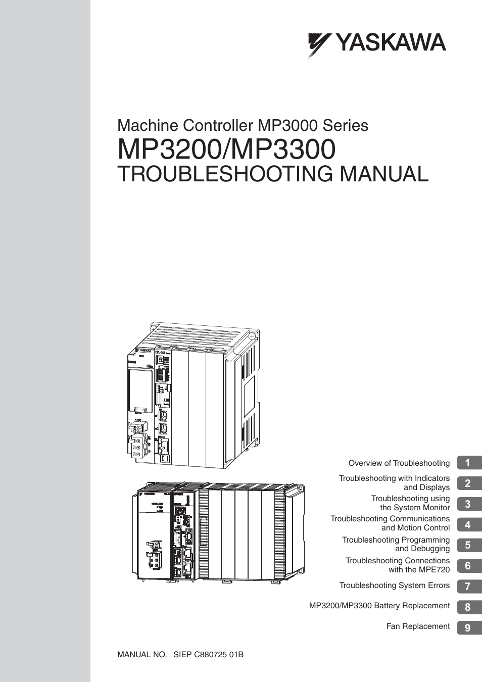 Yaskawa MP3200 Troubleshooting Manual User Manual | 219 pages