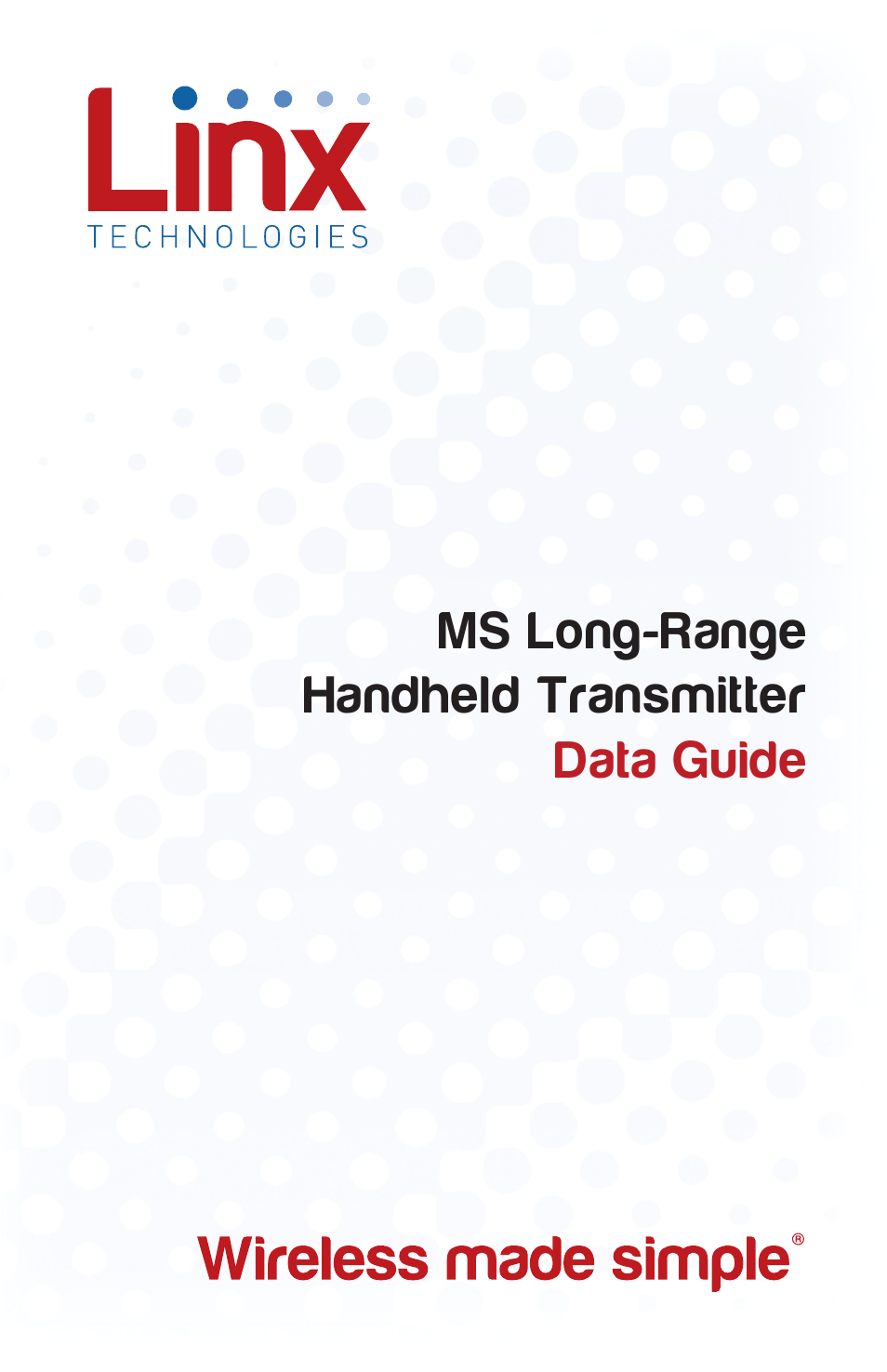 Linx Technologies OTX-xxx-HH-LR8-MS User Manual | 9 pages