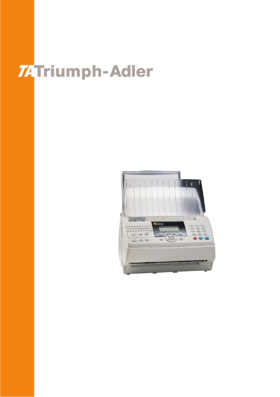 TA Triumph-Adler FAX 930 User Manual | 58 pages