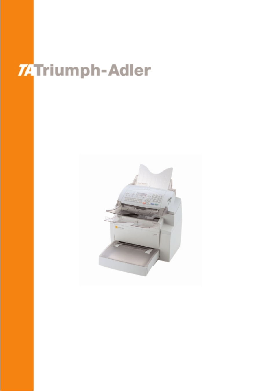 TA Triumph-Adler FAX 940 User Manual | 110 pages