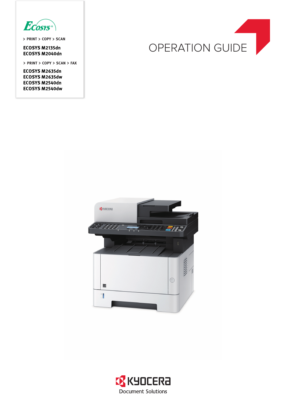Kyocera Ecosys m2040dn User Manual | 410 pages