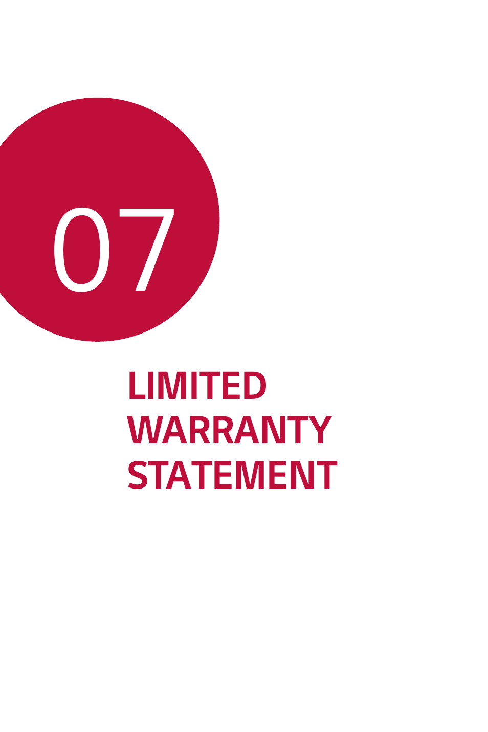 Limited warranty statement, Limited warranty, Statement | LG G6 H872 User Manual | Page 176 / 183
