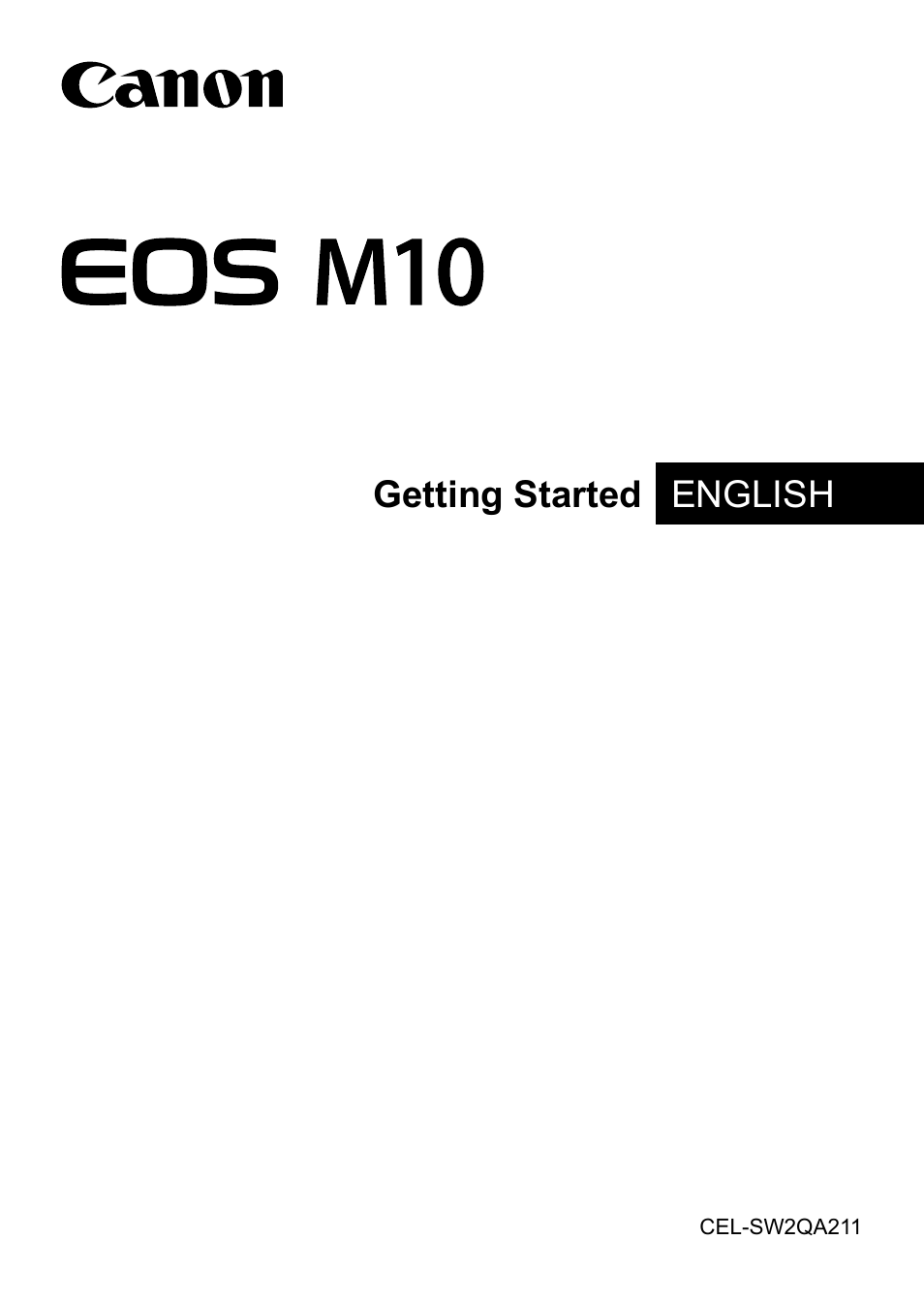 Canon EOS M10 User Manual | 21 pages